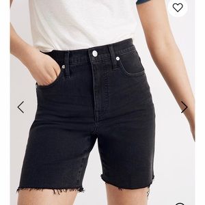 Madewell High-Rise Denim Shorts Lunar Wash